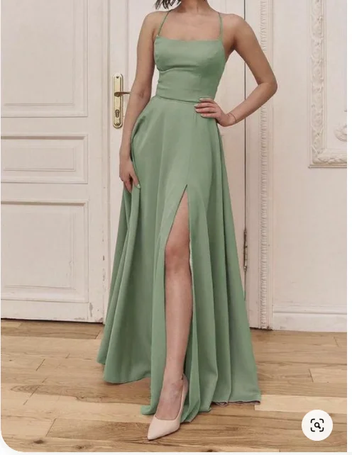 Sage Green bridesmaid dresses long Prom Dress Formal Evening Dress  C1787