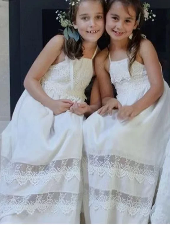 Boho Flower Girl Dresses for Wedding Party