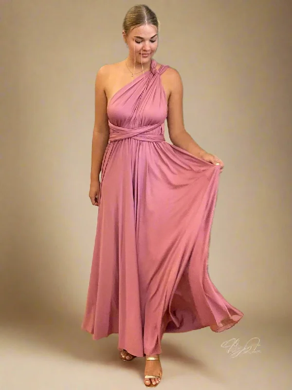 Dusky Rose Convertible Infinity bridesmaid dress Express NZ wide