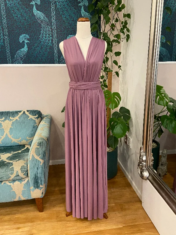 Rose Purple Convertible Infinity bridesmaid dress Express NZ Wide