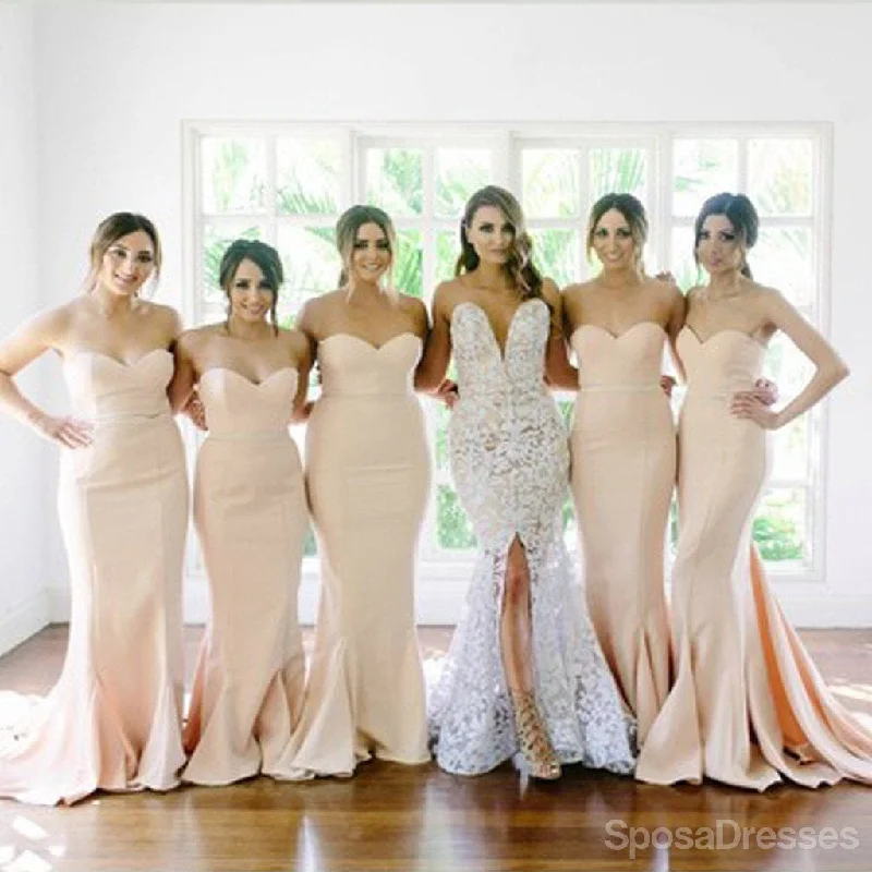 New Arrival Sweet Heart Mermaid Sexy Long Bridesmaid Dresses, WG113