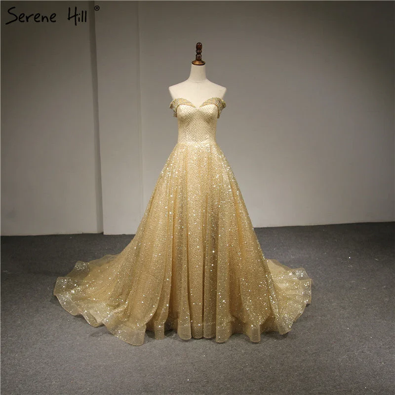 Vintage Luxury Sleeveless Wedding Dress Crystal High-end Fashion Sparkly Bridal Gown