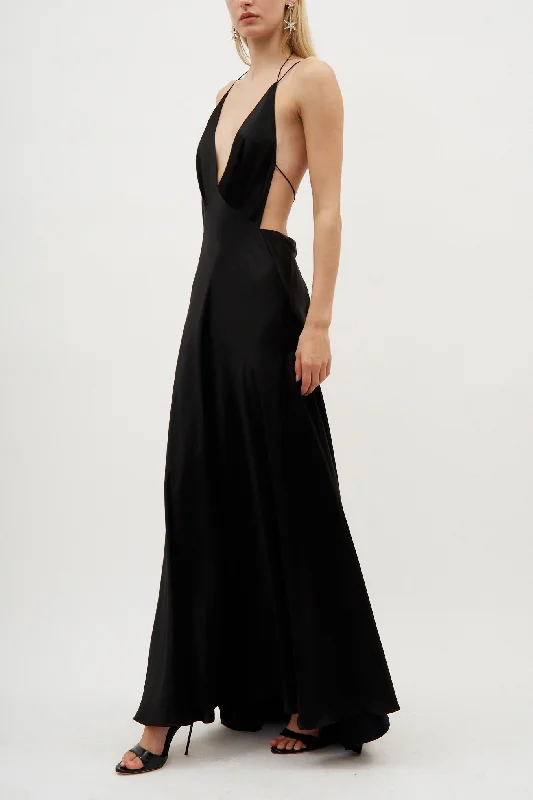 Tash Black Maxi Dress