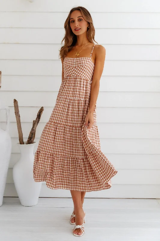 Gingham Dreams Maxi Dress