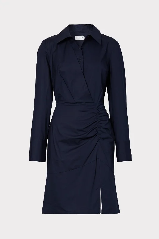 Maxine Poplin Long Sleeve Dress