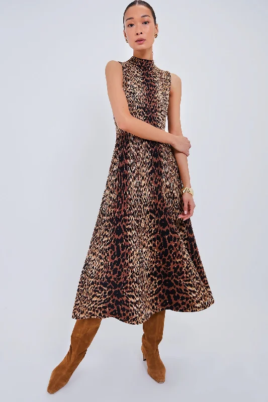 Print Cheetah Brice Maxi Dress